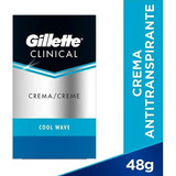 Gillette Clinical Cool Wave Antitranspirante Caballero 48g