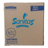 Sanitas Caja C/20 Piezas C/100 Hojas C/u