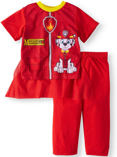 Pijama X2 Piezas Talla 2t Para Bebé Por Paw Patrol De