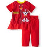 Pijama X2 Piezas Talla 2t Para Bebé Por Paw Patrol De