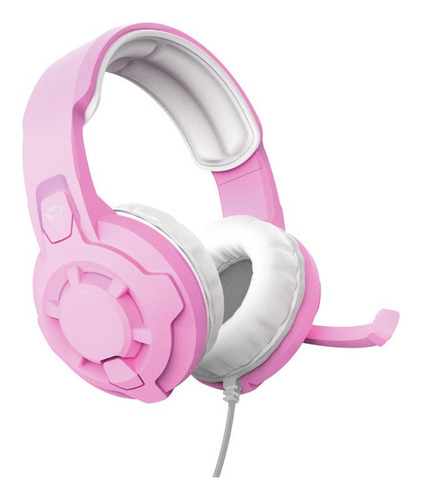 Auriculares Gamer Trust Radius Gxt 411 Pc Ps4 Ps5 Xbox Cta Color Rosa Color De La Luz Sin Color