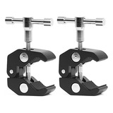 Anwenk 2pack Super Clamp W1420 And 3816 Rosca Para Camaras L