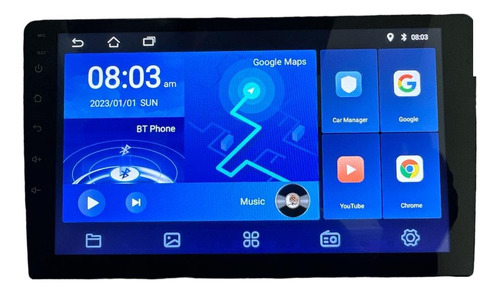 Pantalla 9¨ Android Gps Wifi Bt Radio Fm Camara Trasera