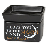 Elanze Designs Love You To The Moon - Vela Electrica 2 En 1