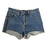 Short De Jean Azul Levis Talle ... Usado