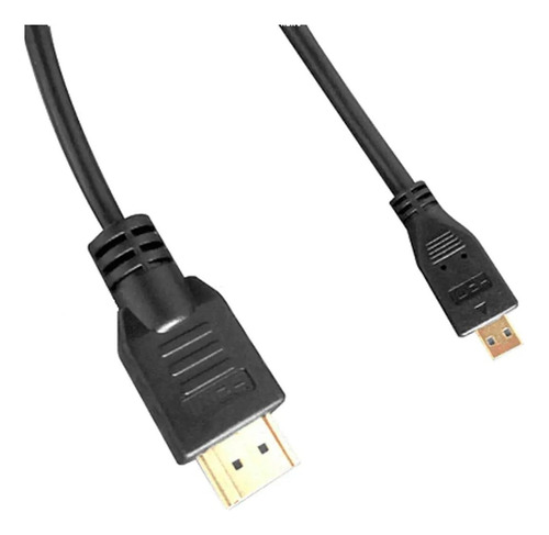 Cable Micro Hdmi A Hdmi 3m. M/m, V1.3, Conec. Bañados En Oro