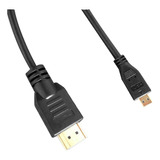 Cable Micro Hdmi A Hdmi 3m. M/m, V1.3, Conec. Bañados En Oro