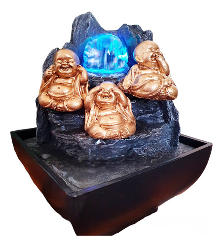 Fonte De Buda Gordo Da Boa Sorte Amuleto Prosperidade Decor 