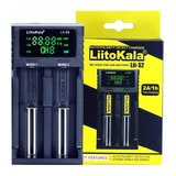 Carregador De Bateria Inteligente Liitokala Lii-s2 Com Slot