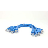 Cable Ethernet Cat 6a Utp 1ft 24awg 5-pack (azul)