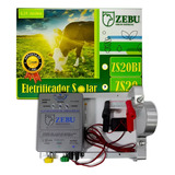 Aparelho De Choque Com Placa Solar Zebu 2 Joules 50km