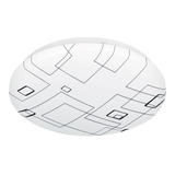 Plafon Redondo, Decorativo, Diseño/cuadros, 8 W, Led 43176 Color Blanco