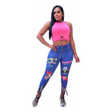 Calzas Deportivas Colombiana Tipo Jeans Cómics Adcsportchile