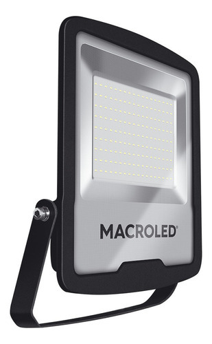 Reflector Led Macroled Pro 150w Ac100-240v Frio 6500k Ik08 Color De La Carcasa Negro Color De La Luz Luz Fría 6500k
