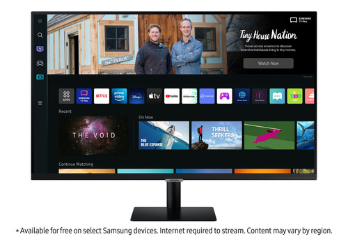 Monitor Samsung M5 32 Inteligente Smart Tv Hdr10 Ls32bm500 Color Negro