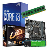 Combo Pc Intel I3 10105f + 8gb + Mother + Nvme240