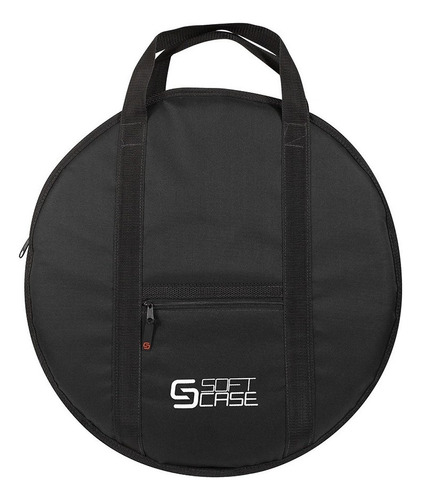 Capa Bag Prato Bateria Soft Case Kit S Sep Até 22 Almofadada Cor Preta