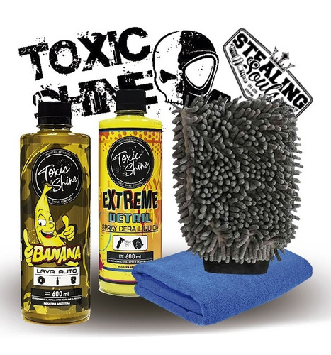 Toxic Shine | Kit Combo Lavado | Básico #03 | Shampoo + Cera