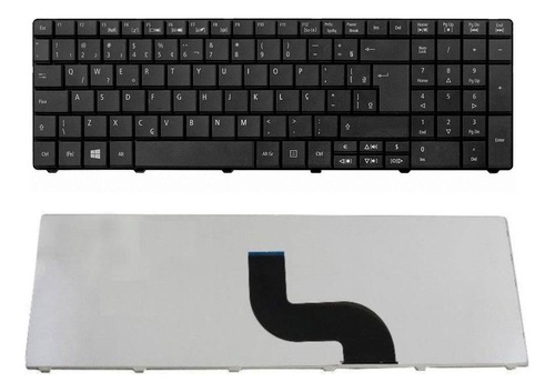 Teclado Para Acer Aspire E1-571-6 Br642 Pk130pi1b27 Abnt2 Br