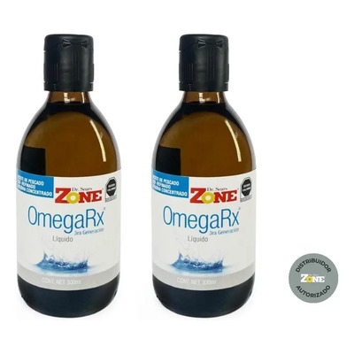 Omega 3 Rx3 Líquido 2 Frasco 300ml Dr Sears La Zona :) | Envío gratis