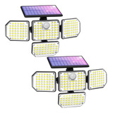 Luces Solares Para Exteriores 2 Und   Sensor De Movimiento