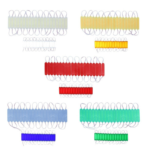 20 Modulos 9 Led Plasma Encapsiulado Ajedrez Plano Colores