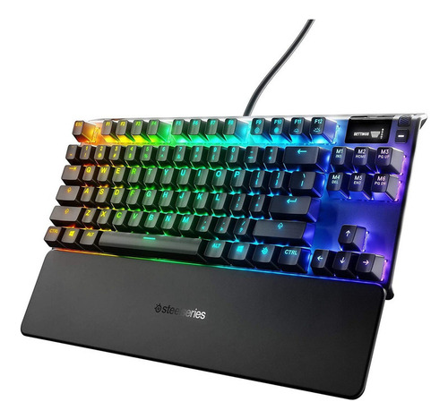 Teclado Mecanico Steelseries Apex Pro Tkl C/ Rgb Y Pantalla