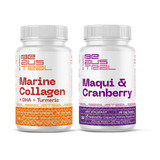 Colágeno Dha Curcuma +maqui&cranberry 2 Frascos Be Austral