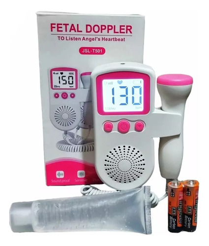 Monitor Fetal Portatil Doppler Latidos Fetales Corazon Bebes