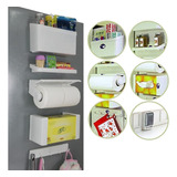 Organizador Cocina Magnetico De Nevera 5 Piezas Dispensador 