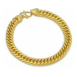 Pulsera Fina Unisex Bañada En Oro 20 Cms