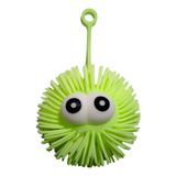 Monstruo Con Flecos Apretable Squishy Con Luz Antiestrés