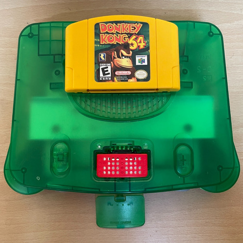 Consola Nintendo 64 Jungle Green + Expansion + Donkey Kong 6