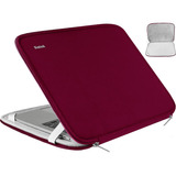 Funda Protectora Hsmienk Para Laptops De 15.6'', Color Rojo