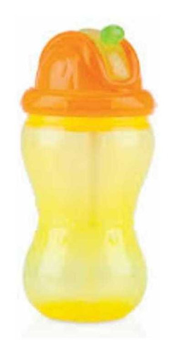 Vaso Flip It Popote Nuby 12oz Amarillo