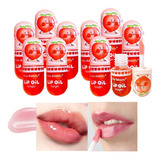 10pz Balsamo Lip Oil Magic Kiss Gloss Labial Brillo Aroma