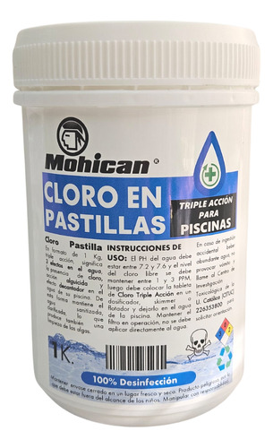 Promoción 20 Cloro Triple Acción En Pastillas 1 Kg