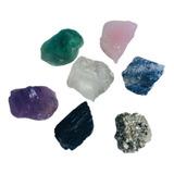 Pedras Cristal Kit C/ 7 Minerais Naturais Quartzo 7 Chakras