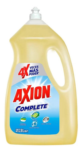 Jabón Liquido Axion Tricloro 2.8 Lts Lavatrastes