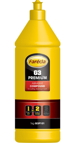 Pasta Pulir Paso 1 Y 2 Farécla G3 Premium Compound 0.5 Lt