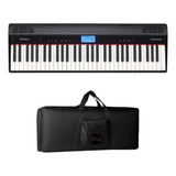 Teclado Roland Go Piano Go61p Com Bluetooth + Capa