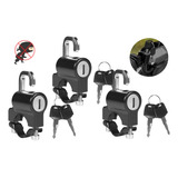 3 Candados Para Casco Helmet Lock, Para Moto Y Bicicleta