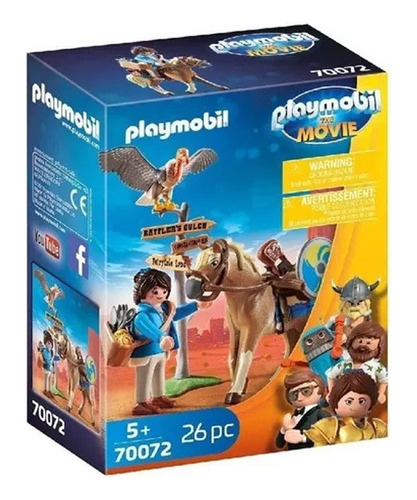 Playmobil 70072 Marla Con Caballo Movie Pelicula Oeste 