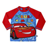 Bebé Niño Polera Uv+50 Cars Disney True