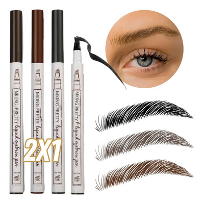 Plumón Para Ceja Microblading Aspecto Narutal 1 Pz Full Color Negro | MercadoLibre