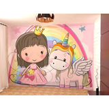 Vinilos  Decorativos Pared Unicornio Autoadhesivos