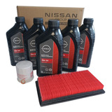 Cambio Aceite Sintetico 5lt 5w30 Y Filtros Nissan Sentra B17