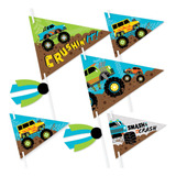 Big Dot Of Smash And Crash - Monster Truck - Accesorios Para