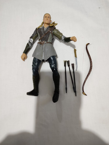 Figura Señor De Los Anillos Legolas 2001 Le Falta,daga-flech