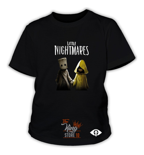 Polera Niño, Little Nightmares, Juego Aventura, Six Y Mono